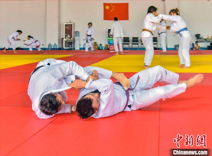浙江金华集训中的国家柔术队进入备战亚运冲刺